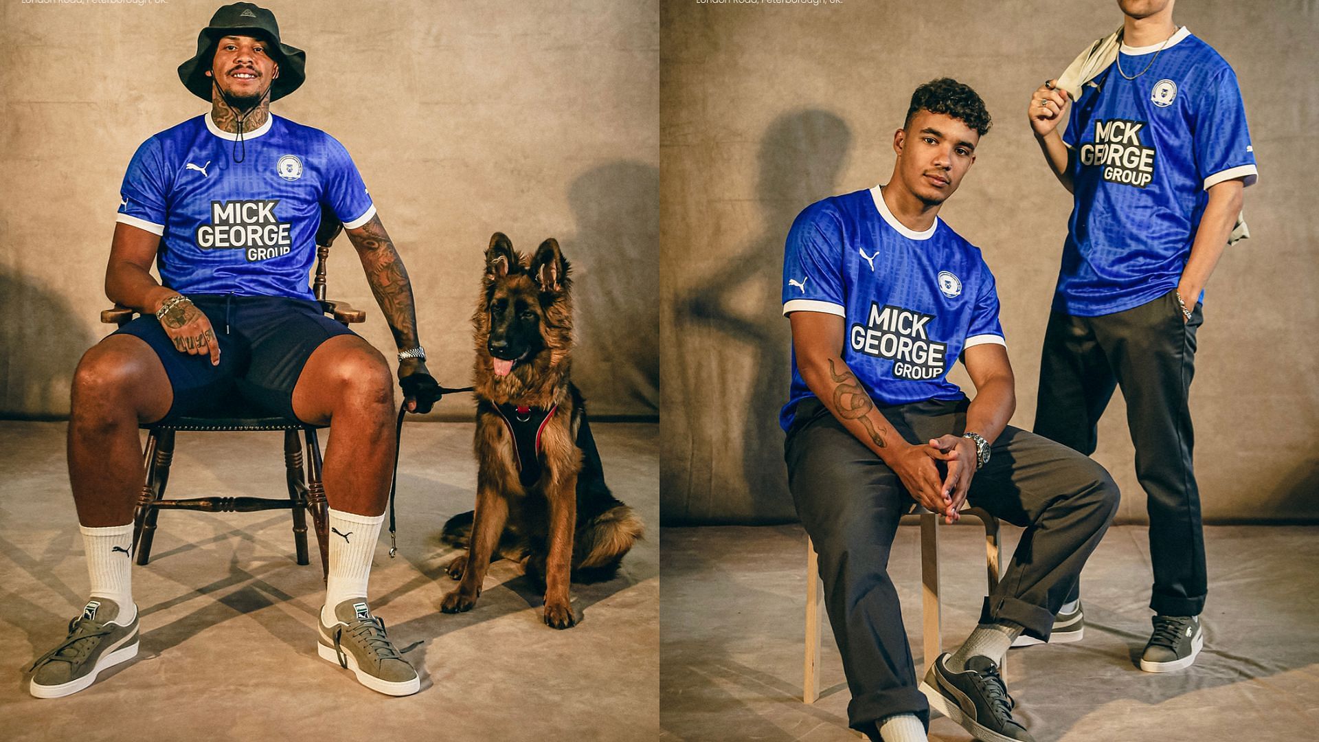 Newly launched Puma x Peterborough United FC 2022/23 Home kit and accompanying heartfelt campaign video (Image via Posh)